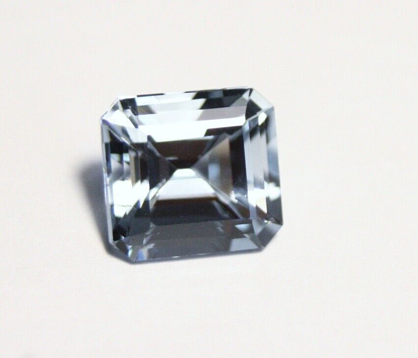 Aquamarine 6.3ct Mozambique Scintillating Emerald Cut Natural Untreated Beryl