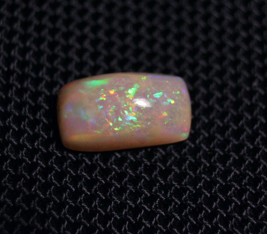 3.5ct Mezezo Precious Opal Cabochon Rainbow Mosaic Rare Natural Opal See Video