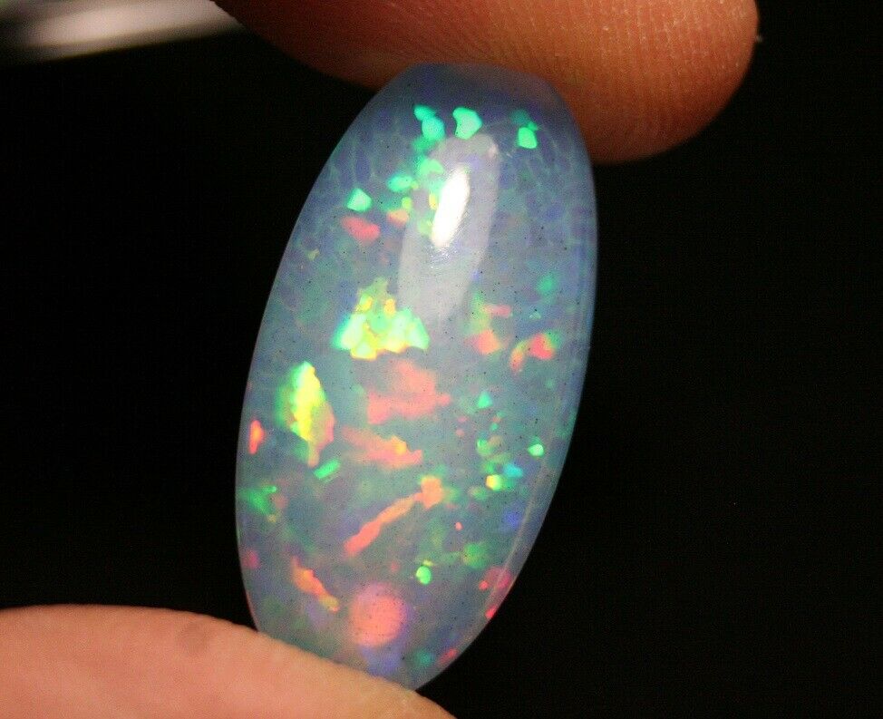 18ct Welo Crystal Opal Cabochon Stunning Honeycomb Digital Flash AAAA Jelly Opal