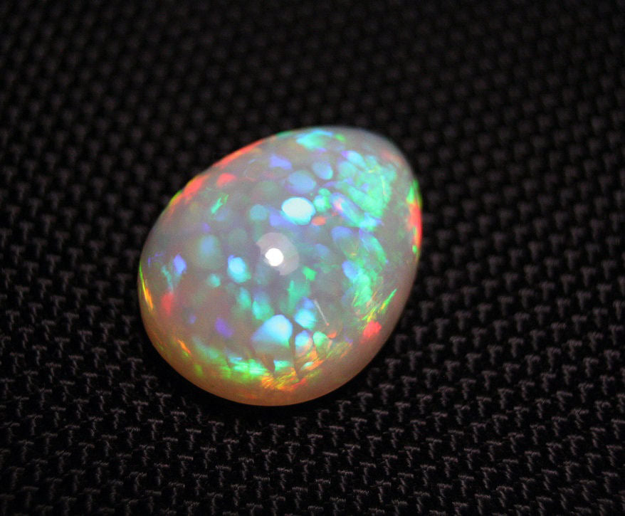 20ct Welo Crystal Opal Cabochon Rare Inverted Honeycomb Digit Natural Opal Video