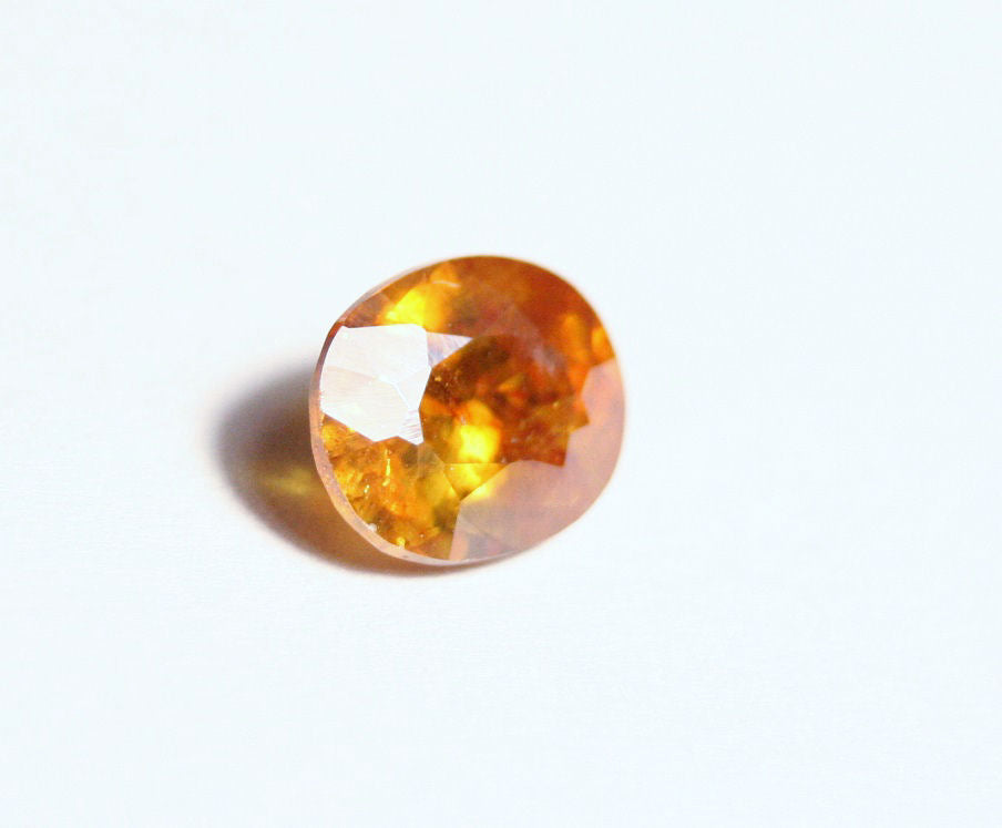 Sphalerite 2.44ct Vibrant Round Cut Gemstone Spain Gem Sphalerite 9x7mm