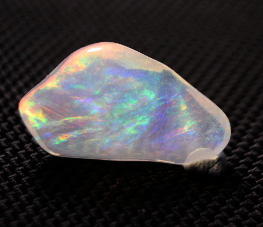 10.9ct Rare Mexican Contraluz Precious Opal Stunning Rutile Water Opal See Video