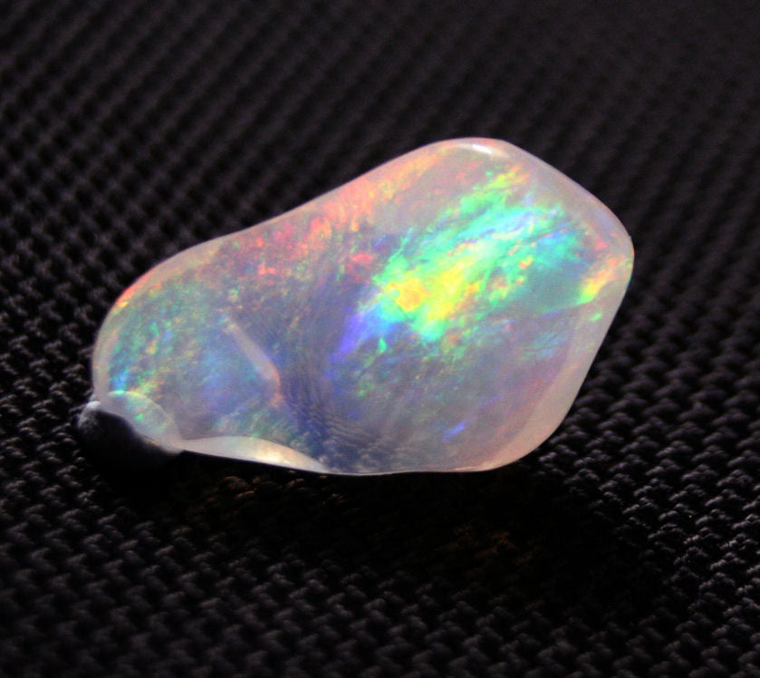 10.9ct Rare Mexican Contraluz Precious Opal Stunning Rutile Water Opal See Video