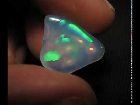 Welo Hand Carved Crystal Opal Neon Nugget at Clearwatergems