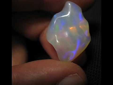 Welo Hand Carved Crystal Opal Neon Nugget at Clearwatergems